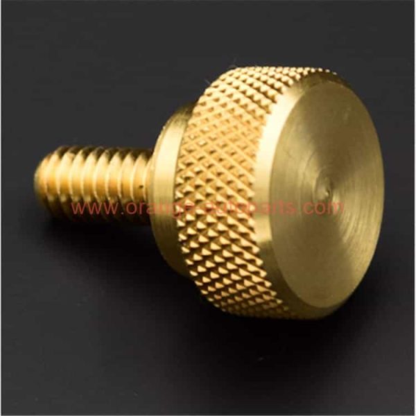 China Manufacturer Brass Din 464 Screws Brass Thumb Screws Knurled Thumb Screws