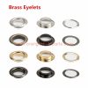 Factory Customized Brass Eyelets And Grommets Round Eye Rings For Shoes/bag/clothing/leather Belt/hat