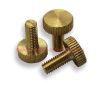 Factory Customized Brass Handle Bolts Flat Head Knurled Thumb Copper Screws