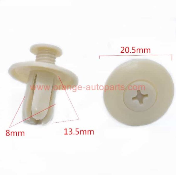 China Manufacturer Car Body Push Pin Plastic Rivet Fasteners Trim Moulding Clip Screw