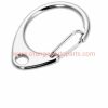 Wholesale Price Cheap 24mm 28mm 32mm D Shaped C Shaped Buckle Key Chain Ring Spring Snap Hooks Clasp Hook