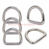 China Supplier Cheap 304 Stainless Steel D Ring Belt Buckle Half Rings