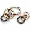 China Supplier Cheap Keychain Spring Snap Hooks Clip O Key Ring Circle Round Clasp Key Chains Buckle