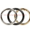 China Supplier Cheap Keychain Spring Snap Hooks Clip O Key Ring Circle Round Clasp Key Chains Buckle