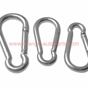 China Manufacturer Cheap Stainless Steel Key Chain Hook Snap Hook Climbing Carabiner