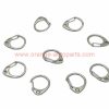 Factory Price Cheap Steel D Shaped C Shaped Buckle Key Chain Spring Snap Hooks Clasp Hook