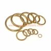 Factory Customized Circle Round Solid Brass O Ring For Handbag With Id 12mm-50mm