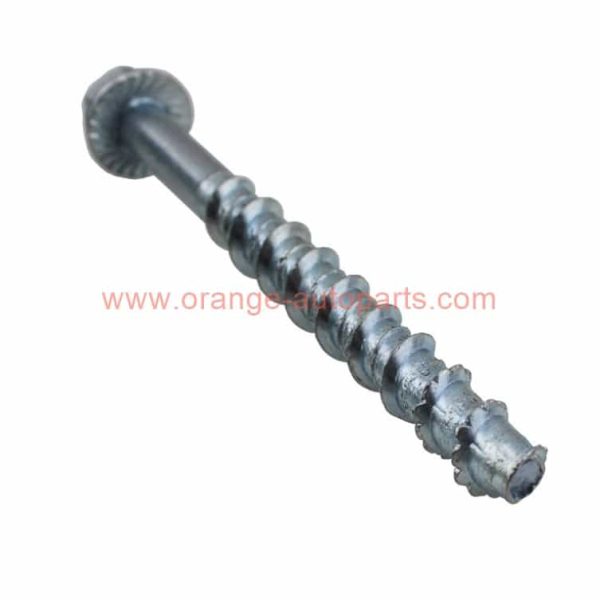 China Supplier Concrete Screw Anchor M12 Metric Hex Flange Bolt Screw