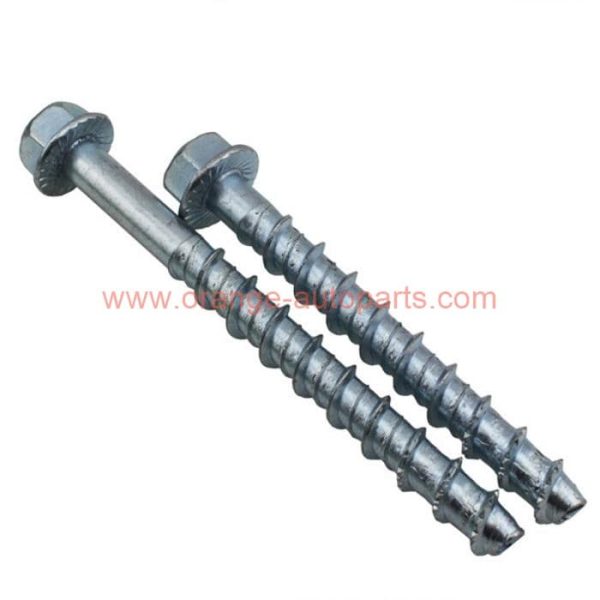 China Supplier Concrete Screw Anchor M12 Metric Hex Flange Bolt Screw