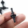 China Manufacturer Cooling Pc Fan Mount Silicone Anti Vibration Black Fan Nail Rubber Screws