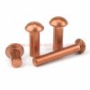 China Manufacturer Copper Din 660 Round Head Solid Rivets