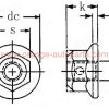 Factory Customized Customized Grade 8.8 Fix Anti Theft High Tensile Security Bolts And Nuts