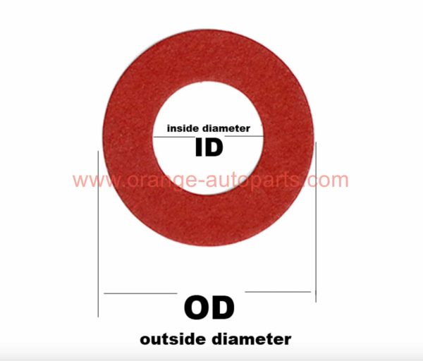 China Manufacturer Customized Red Vulcanized Fiber Washer/insulation Gasket/insulating Washer