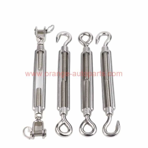 Wholesale Price Din 1480 Stainless Steel 304 Turnbuckle Hook / Eye For Cable Rope Tie Rods M4-m24