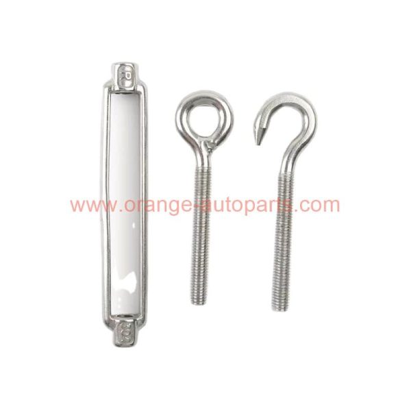 Wholesale Price Din 1480 Stainless Steel 304 Turnbuckle Hook / Eye For Cable Rope Tie Rods M4-m24