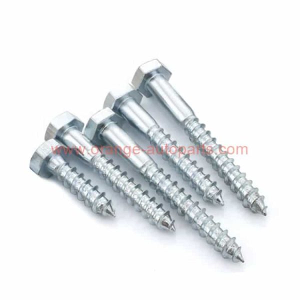 China Manufacturer Din 571 Galvanized Hex Head Wood Self Tapping Thread Lag Coach Screw