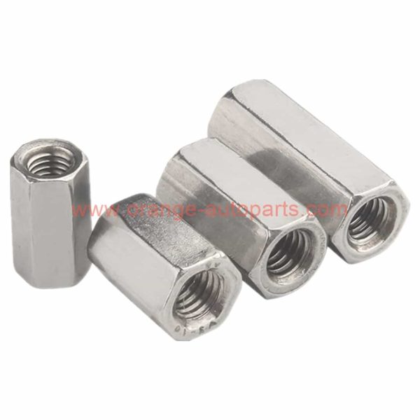 Factory Price Din 6334 Stainless Steel 304 Hex Extension Nut Threaded Rod Hexagon Coupling Nuts