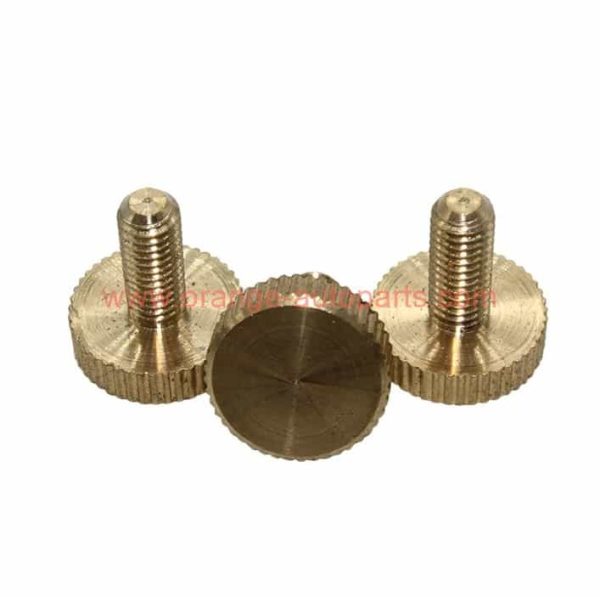 Factory Customized Din 653 Brass Knurled Cheese Head Thumb Knob Screw M6