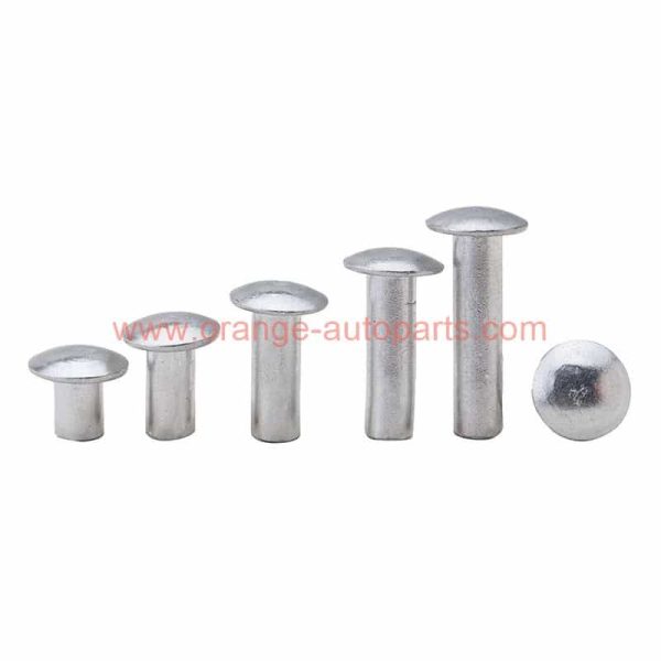 China Supplier Din 6791 Aluminum Oval Head Semi Tubular Rivets