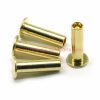 Factory Price Din 7338 Brass Semitubular Rivets Flat Head Brake And Clutch Lining Rivets