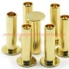 Factory Price Din 7338 Brass Semitubular Rivets Flat Head Brake And Clutch Lining Rivets