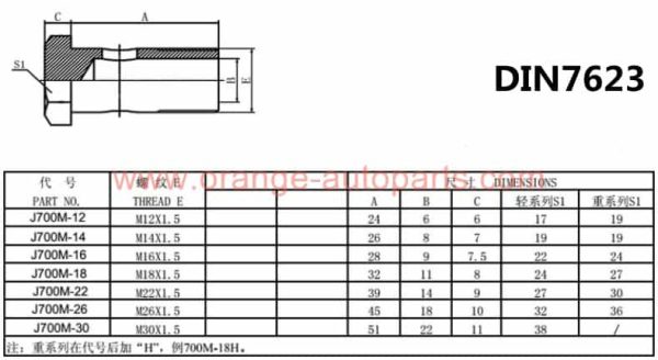 Wholesale Price Din 7623 Carbon Steel Hex Head Hollow Threaded Bolt With Hole Steel Cord Conveyor Belt