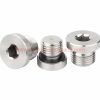 China Manufacturer Din 908 Stainless Steel 304 Threaded Pipe Fitting Plug Hexagon Socket Head Screw Plugs With Collar