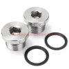 China Manufacturer Din 908 Stainless Steel 304 Threaded Pipe Fitting Plug Hexagon Socket Head Screw Plugs With Collar