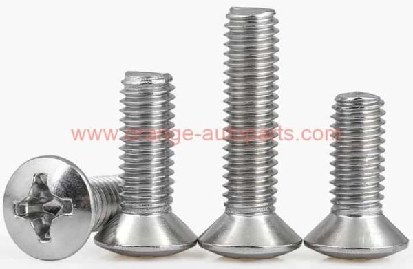 China Supplier Din 966 Stainless Steel 304 Cross Recessed Countersunk Oval Head Phillips Screws