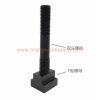 Factory Customized Din508 M5 M6 M8 M10 M12 M14 Black Oxide Finish Grade 8.8 Carbon Steel T-slot Nut Tapped Through Slot T-nuts Furniture