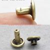 China Supplier Double Cap Studs Punk Diy Rivet For Clothing Shoes Bags Accessories