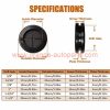 China Manufacturer Drill Hole 5/8" 13/16" 7/8" 1" 1-3/16" 1-1/2" Double Sided Round Rubber Hole Plug Rubber Grommet