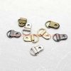 China Manufacturer Fashion Plated Rivet Hook Clips D Hook Rings For Handbag Accessories