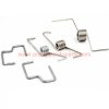 China Supplier Free Sample Custom Wire Form Stainless Steel Torsion Retainer Spring Clip Clamp