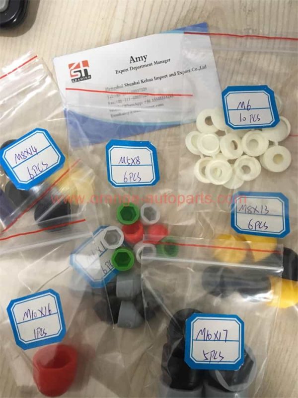 China Supplier Free Sample Nylon Plastic Hex Head Cover Plastic Caps Bolt Nut Cover