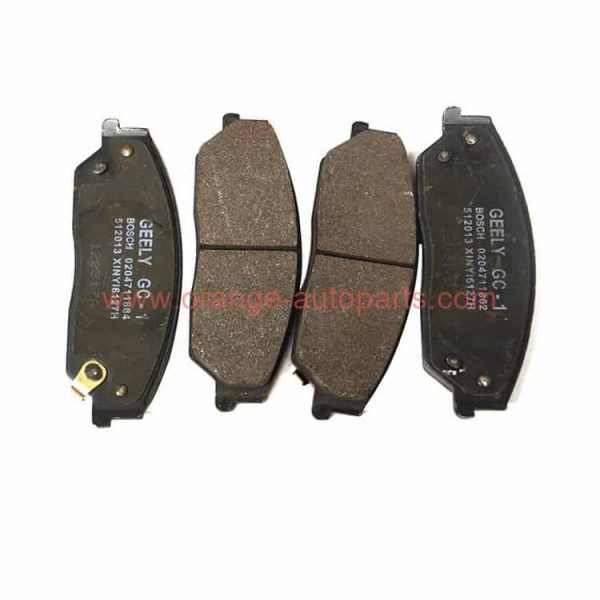 China Factory Front Brake Pads 4114500020 For Geely Ck Lg-1 Fc-1 Gc-1 Gx7 Gc7