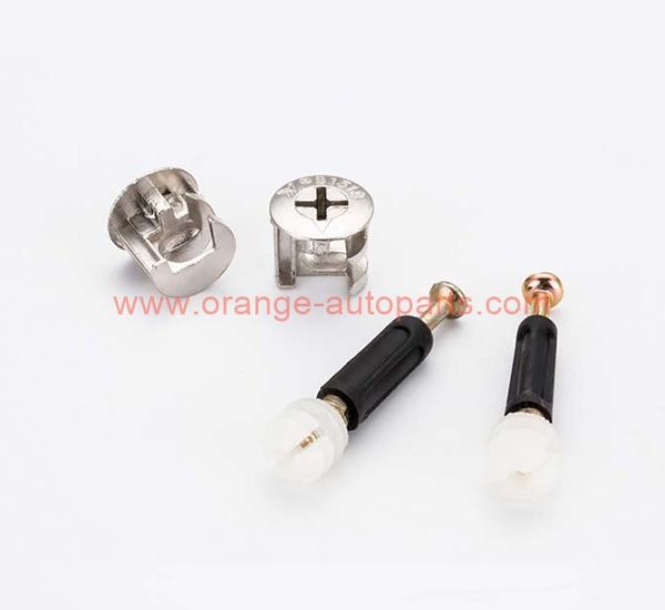 China Supplier Furniture Cabinet Fixing Screw Locking Cam Connector Pre-inserted Nut