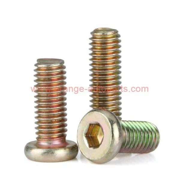 Factory Customized Furniture Connecting Bolts Zinc Plated Flat Allen Type Screws M6 M8