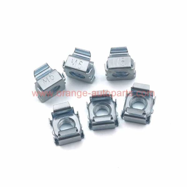 China Supplier Galvanized Square Cabinet Nut Lock Cage Nuts M4 M5 M6 M8 M10 M12