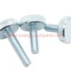 China Supplier Gb835 M3 M4 M5 M6 M8 M10 Galvanized Flat Knurled Round Head Hand Thumb Screw Bolt