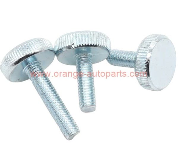 China Supplier Gb835 M3 M4 M5 M6 M8 M10 Galvanized Flat Knurled Round Head Hand Thumb Screw Bolt