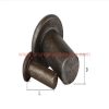 China Manufacturer Gb867 Round Head Iron Rivet Semi-round Head Solid Rivet M2m2.5m3m4m5m6m8m10m12m14