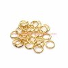 Factory Customized Gold Filled Open Jump Rings And Split Rings Connectors For Jewelry Making Od 3-12mm