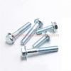 China Supplier Grade 8.8 10.9 M16*80 Full Thread Zinc Plated Sliver Hexagonal Flange Bolt And Nut