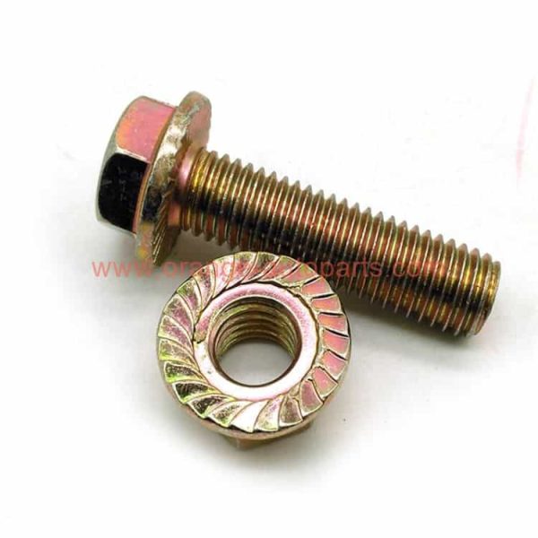 Wholesale Price Grade 8.8 10.9 Zinc Plated M12 M14 M16 Hexagon Serrated Flange Bolt With Flange Nut