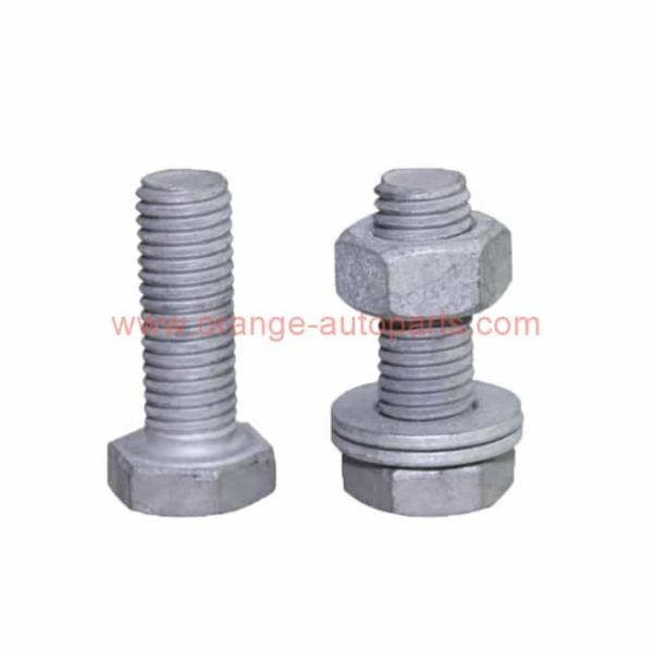 China Supplier Grade 8.8 Hot Dipped Galvanized Construction Hex Head Bolts And Nuts