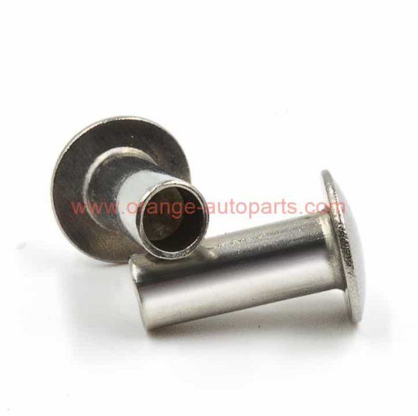 China Manufacturer Helmet Rivet Semi-hollow Round Head Semi Tubular Rivets Metal Rivet Stainless Steel