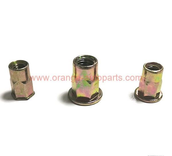 China Manufacturer Hex Zinc Plated Carbon Steel Rivnuts Metric Rivet Nuts Treaded Insert Nutsert M3 M4 M5 M6 M8 M10 M12