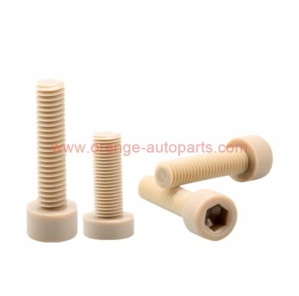 China Manufacturer High Temperature Resistant Anti Corrosion Hex Socket Head Peek Bolts Nuts Machines Screws