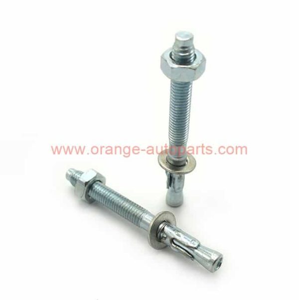 China Manufacturer Hot Sale Carbon Steel Zinc Plated Grade 8.8 Concrete Expansion Heavy Duty Wall Wedge Anchor Bolts